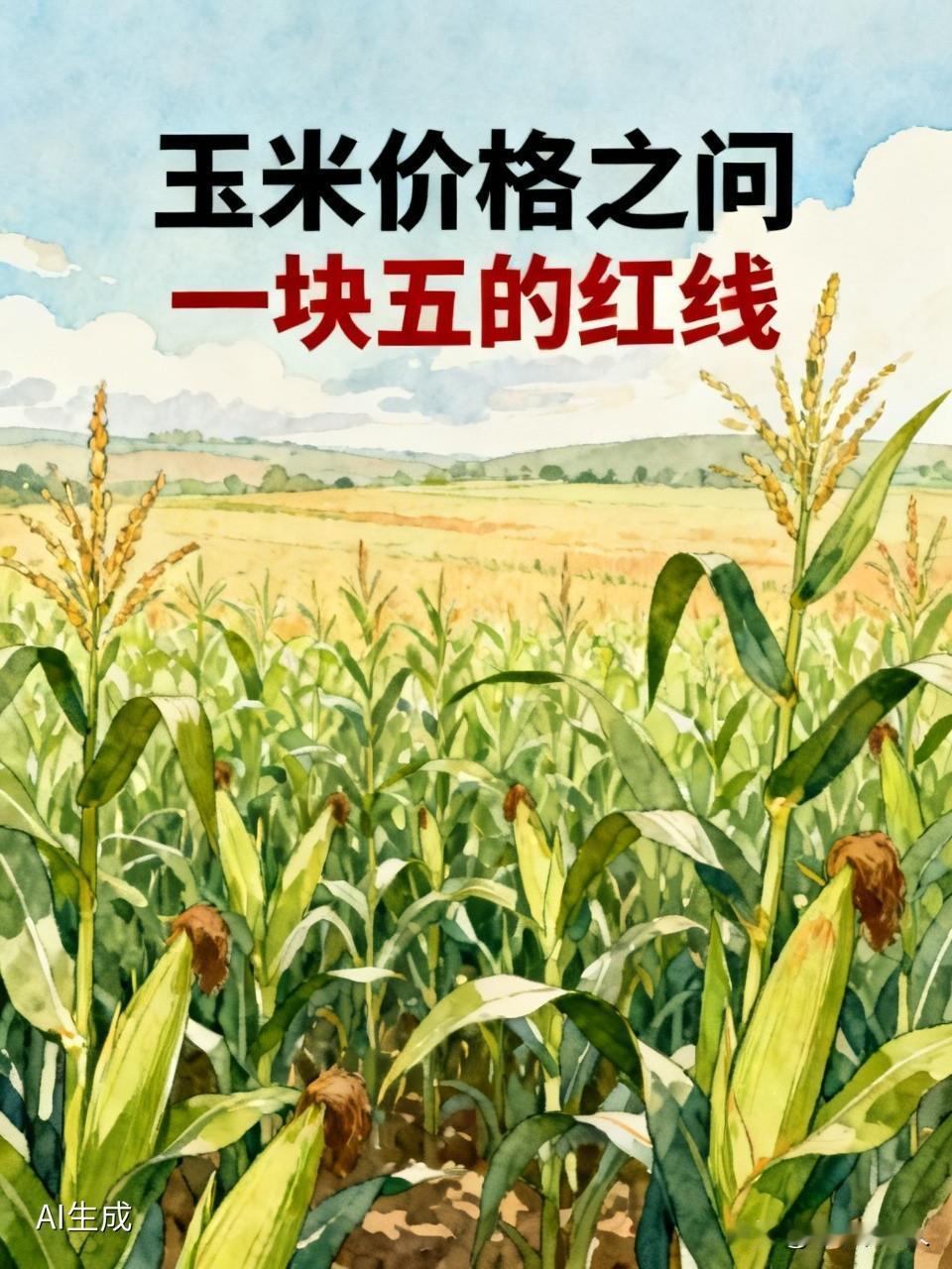 今年的玉米能不能涨到1块5吗？粮贩子拍着桌子喊“能”，农民蹲在地头掐着烟摇头