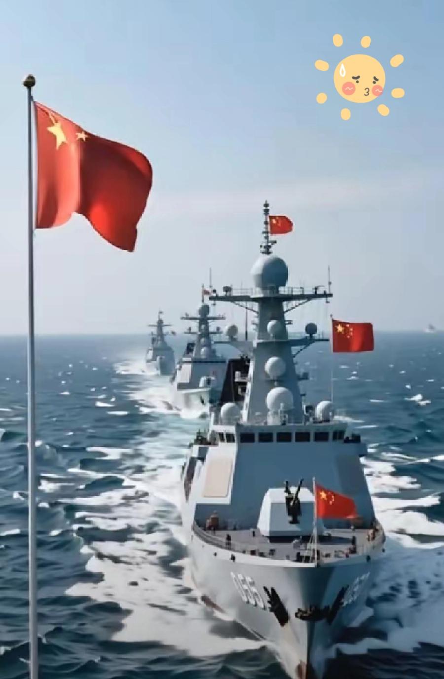 就在刚刚​​日本防务省突然宣布了。日本防务省刚刚宣布：东方大国海军一支远海训