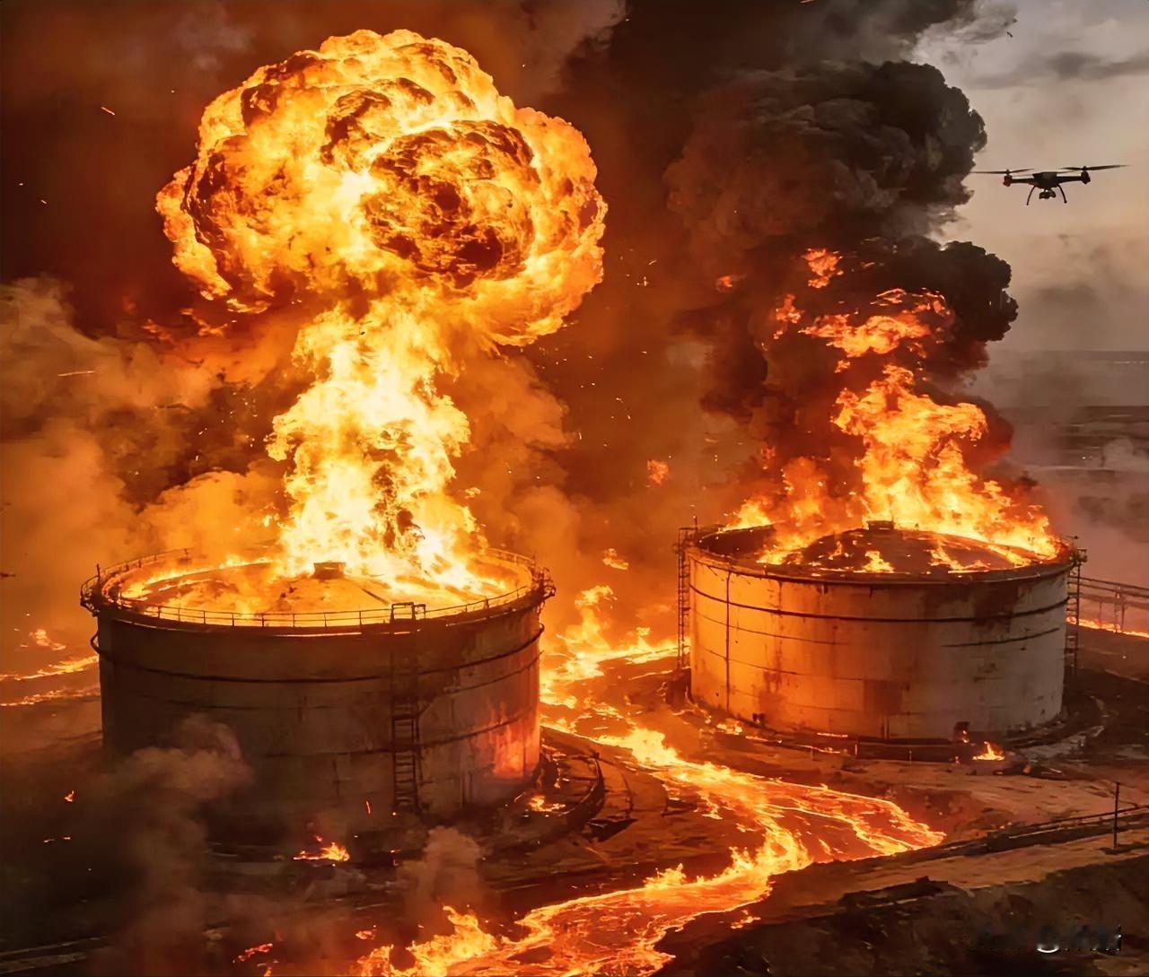 无人机盯上黑海储油罐！新华社12月25日消息，俄罗斯克拉斯诺达尔边疆区证实，自