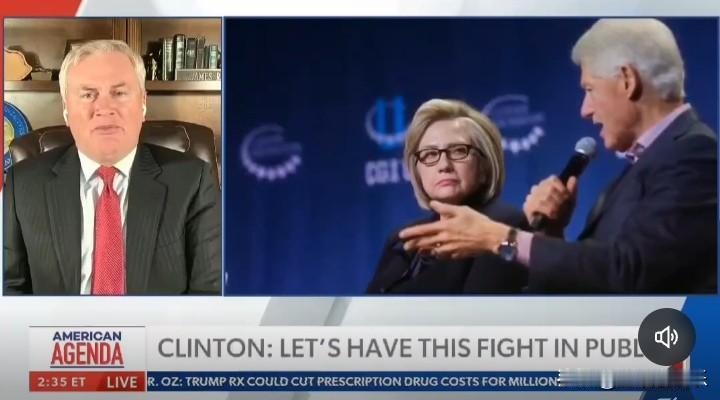 众议院监督委员会主席詹姆斯·科默在采访中说，希拉里作证不会公开进行而是在闭门问询