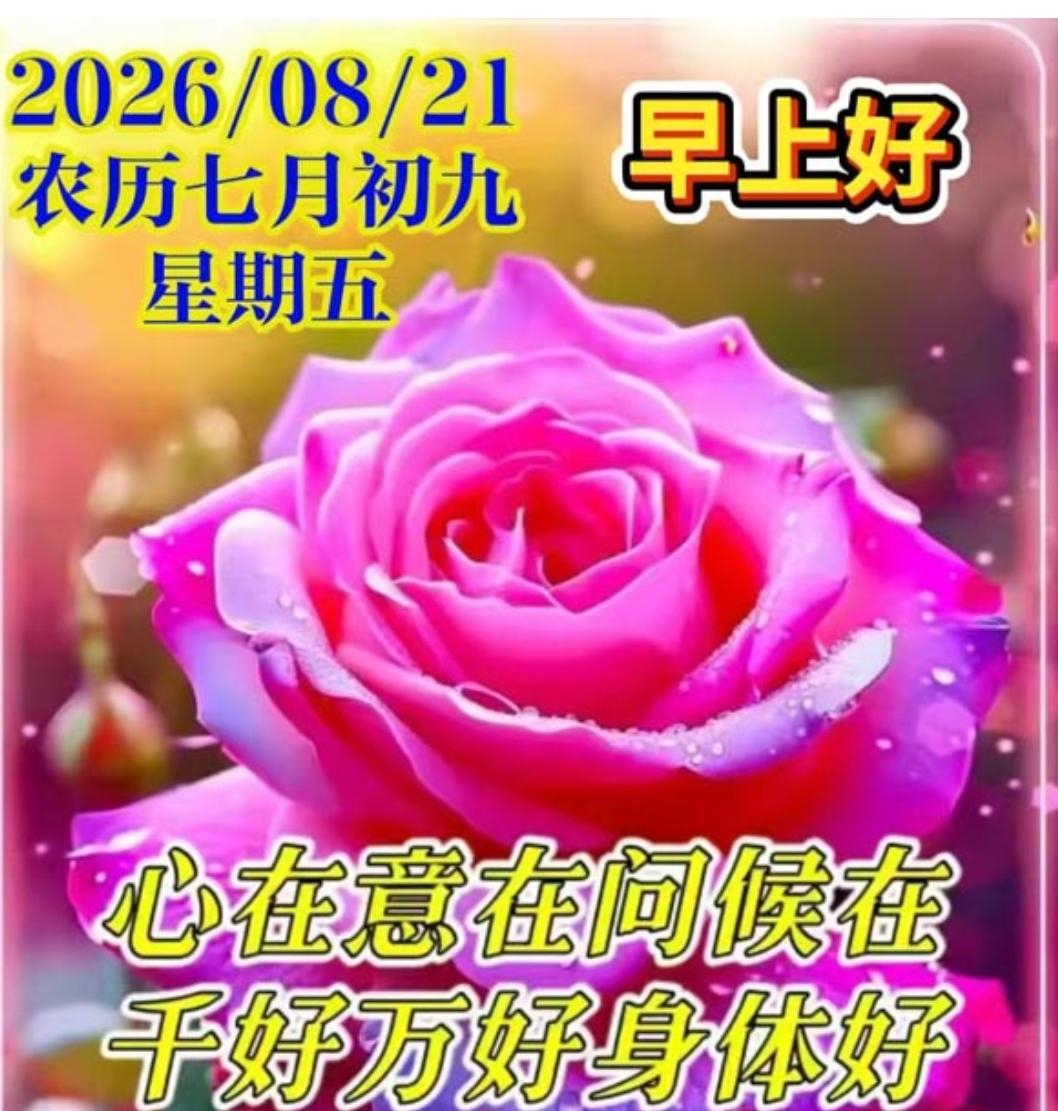 不知不觉又一天，匆匆忙忙一季季；清晨问候祝早安，真心祝福你健康；头条有缘