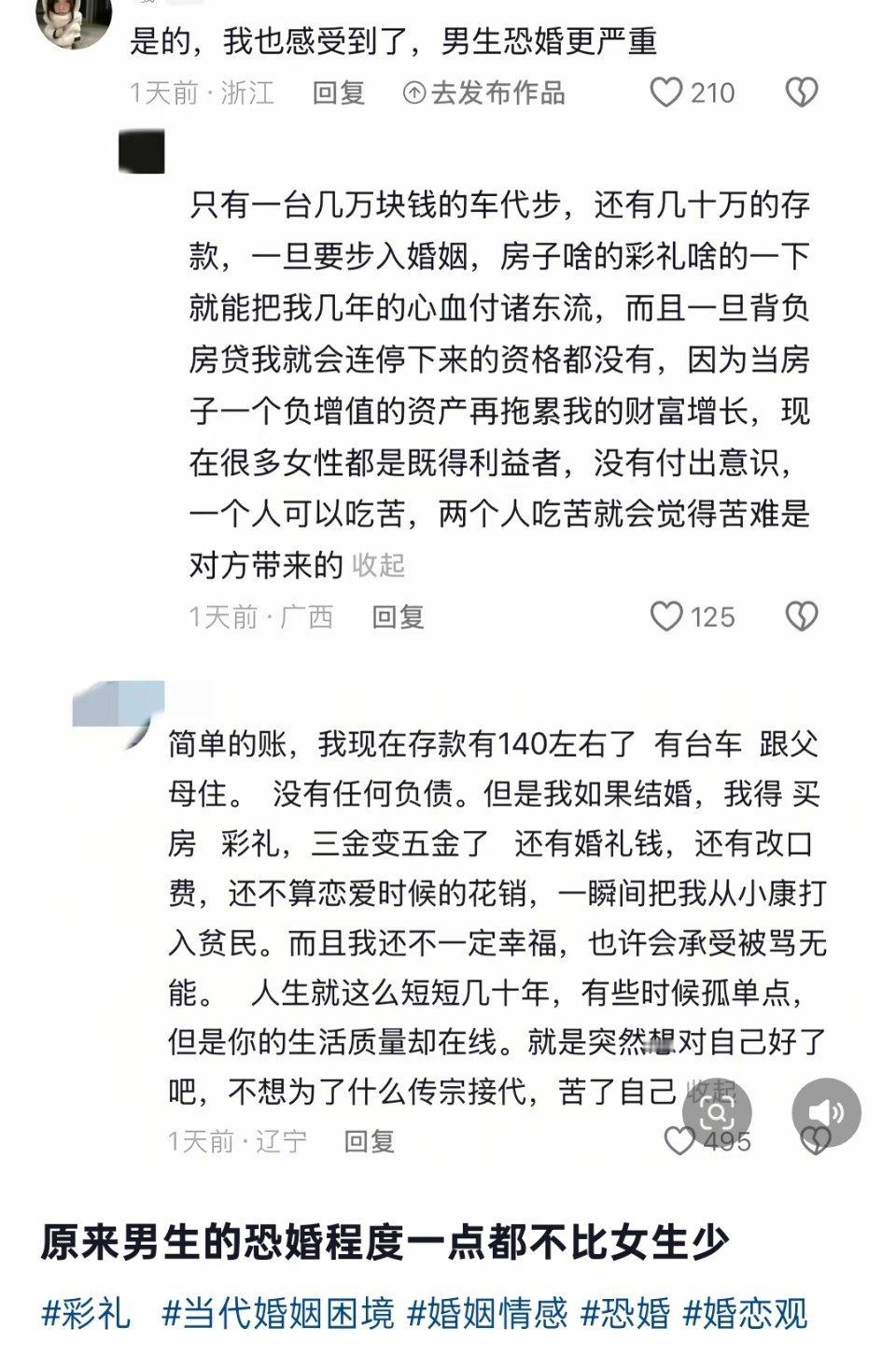 原来男生真的比女生更恐婚​​​