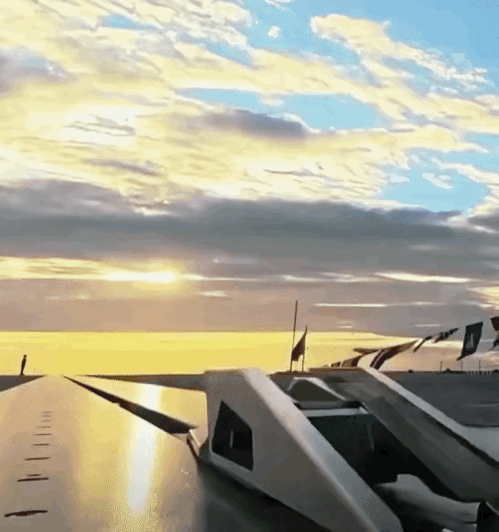 这个画面，才是福建舰航母“最低调的炫耀”！在央视曝光的画面中，在电磁弹射的末端，