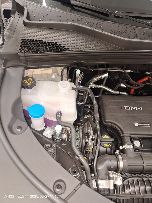 新车一个多月漏防冻液接上个帖子，到4儿子店检查，打开前备箱，没有防冻液，检查后