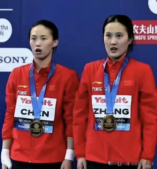 陈芋汐谈全红婵不在身边以往的双子星、双保险突然变成一个人，肯定需要适应，但有实力
