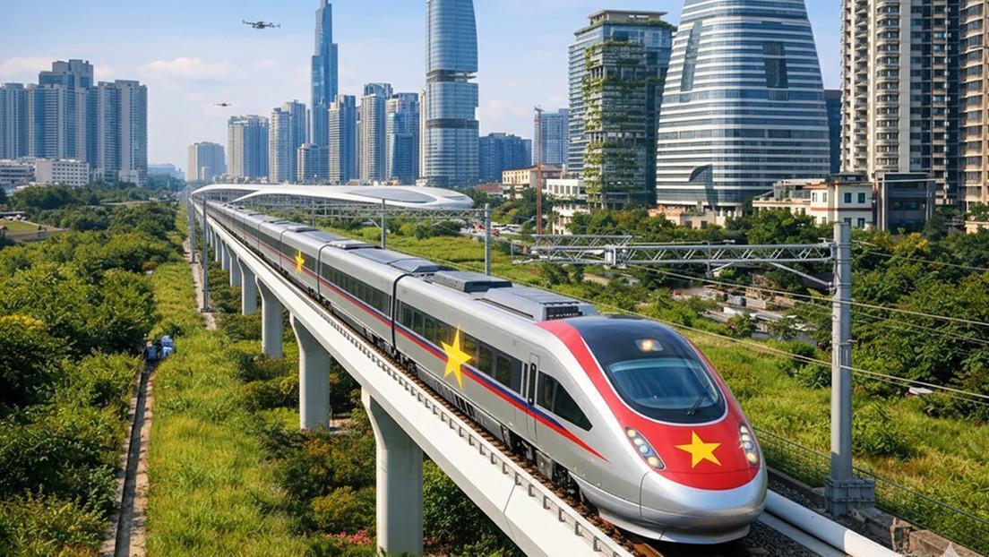 【越南正推进贯穿全国的高铁项目，总投资额约4500亿：铁路线必须笔直】越南正