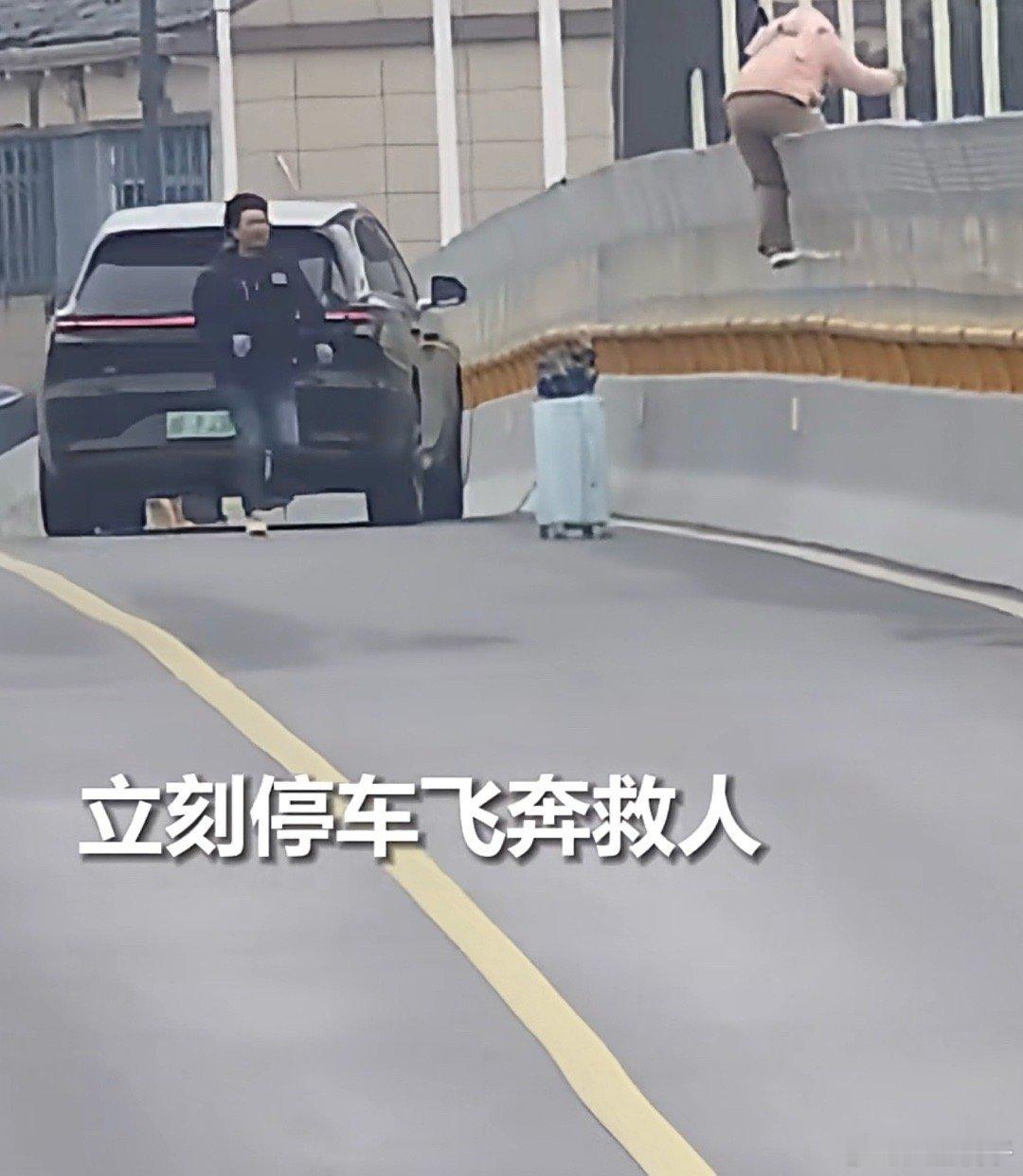 理想车主高速紧急停车救人理想车主，奶爸多，有家庭的多，有大爱的人也很多，给见义