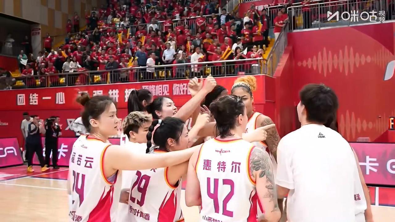 冠军争夺战还要打第五场比赛了！在刚刚结束的WCBA冠军争夺战