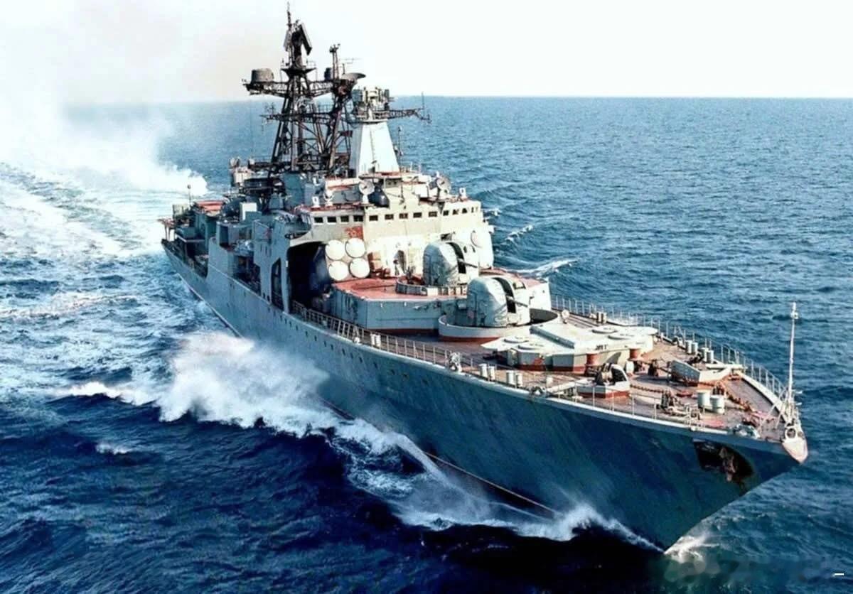 鹅军无畏I型维哥拉多夫海军上将号反潜驱逐舰。更先进的无畏II基本已经确定是要烂死