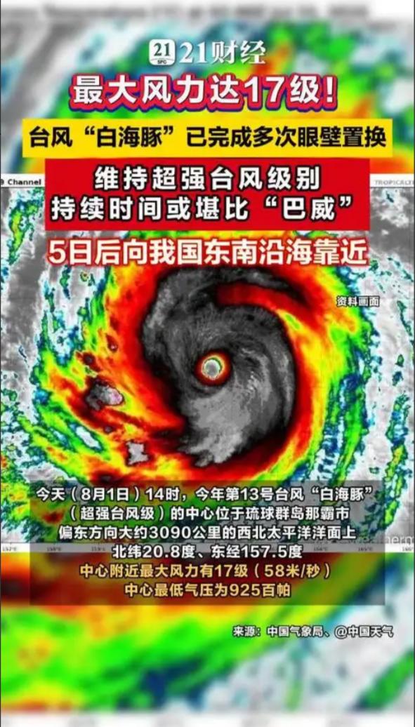 一个相当于13个浙江省面积的水汽团，即将砸向中国内陆。这不是科幻电影，而是正在发