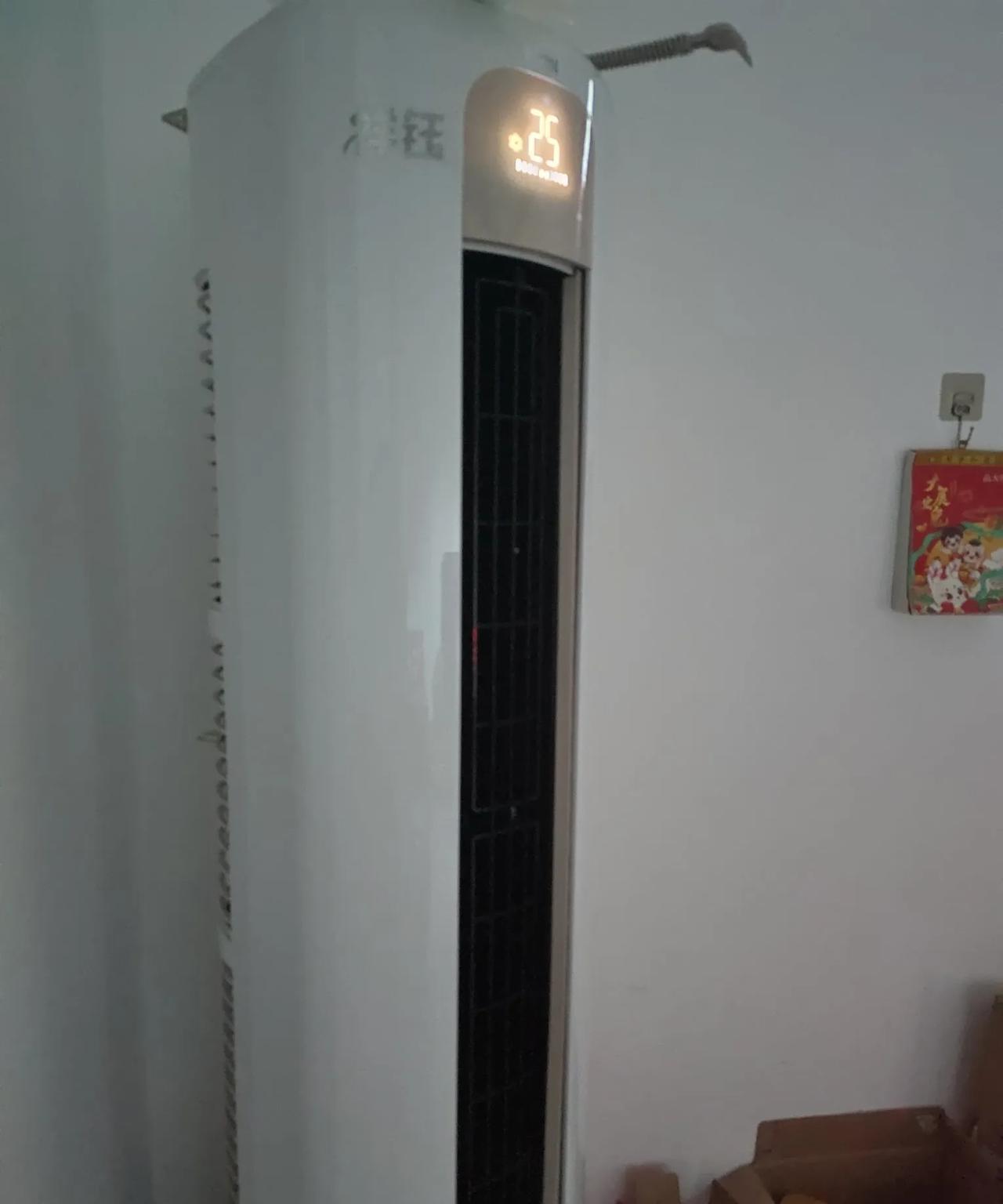 以前客厅的大空调就是个装饰，从来没舍得开过，除非来客人了，才舍得开一会儿，就怕费
