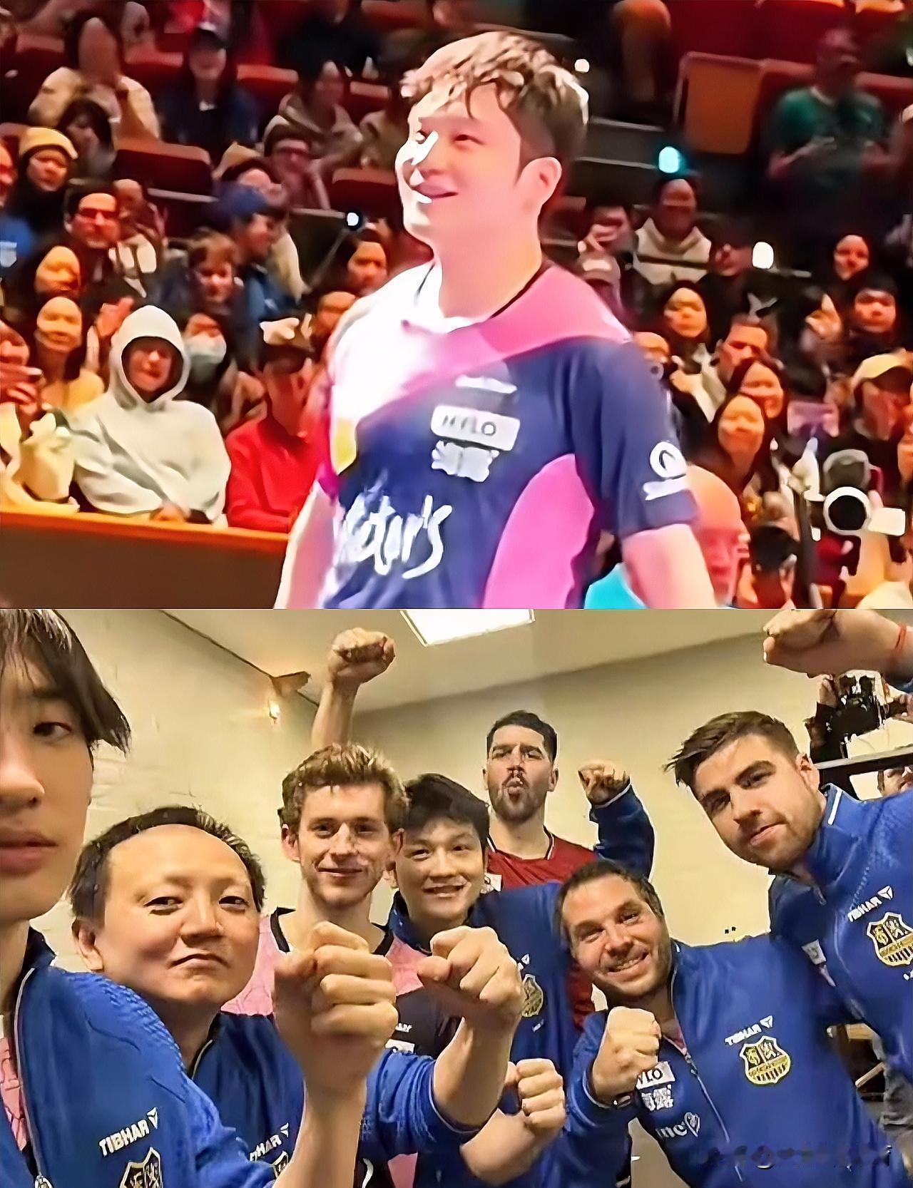 他推开训练馆门时，德国队友的掌声停了3秒。然后队长弗朗西斯卡走过来，用刚学的中