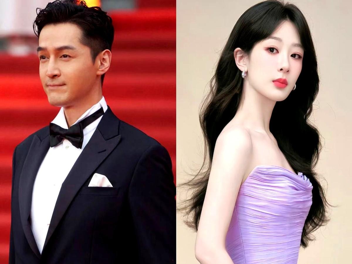 “杨紫蹭胡歌热度”的弹幕还没飘完，胡歌就在杀青现场一把抱住她，大声说了句“了不起