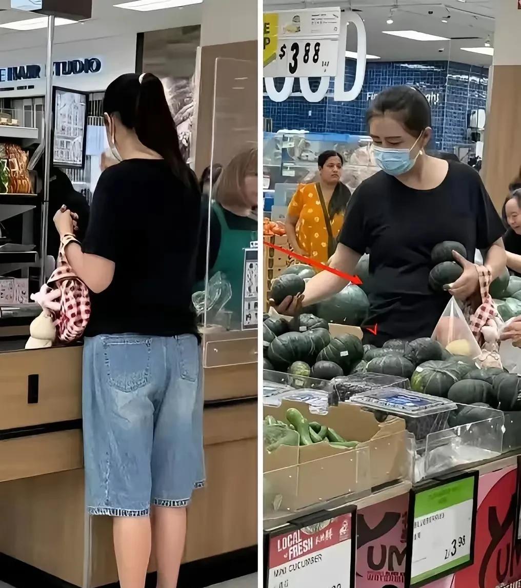 王祖贤加拿大超市被偶遇，她独自买菜，发福明显，依旧戴着口罩，如今的她一个人过着低