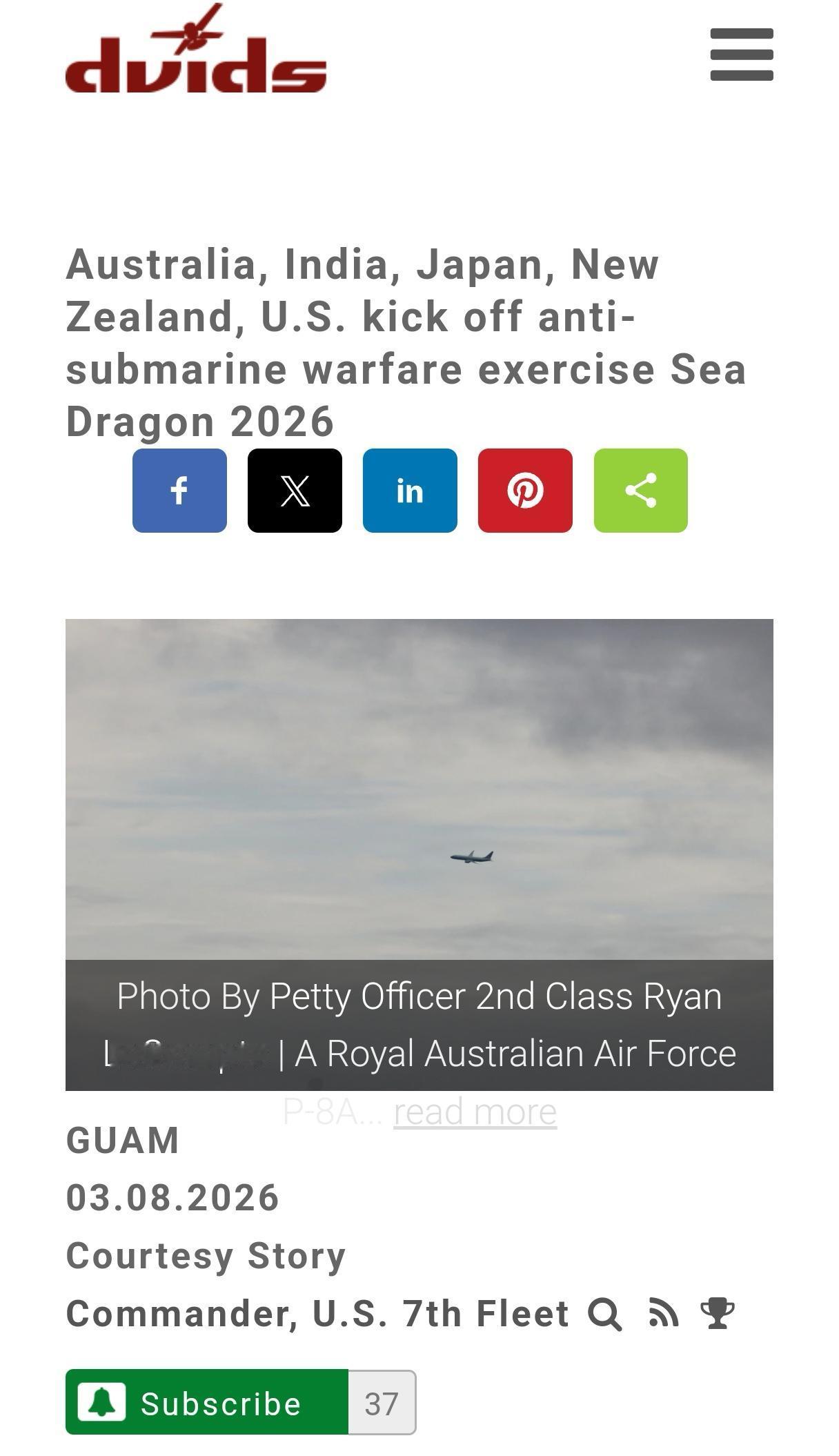 简单说下新西兰的迷之操作：新西兰今年继续参加了美国主导的海龙-2026（Sea