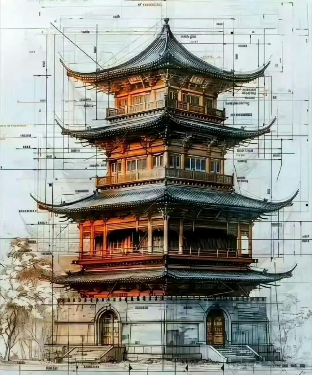 天呀，没有电脑的年代，这是林徽因的手绘，才貌双全再次具像化了！难怪那么多人喜欢她