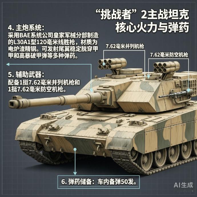 军事ai新视野英国“挑战者”2主战坦克“挑战者”2（Challenger2）