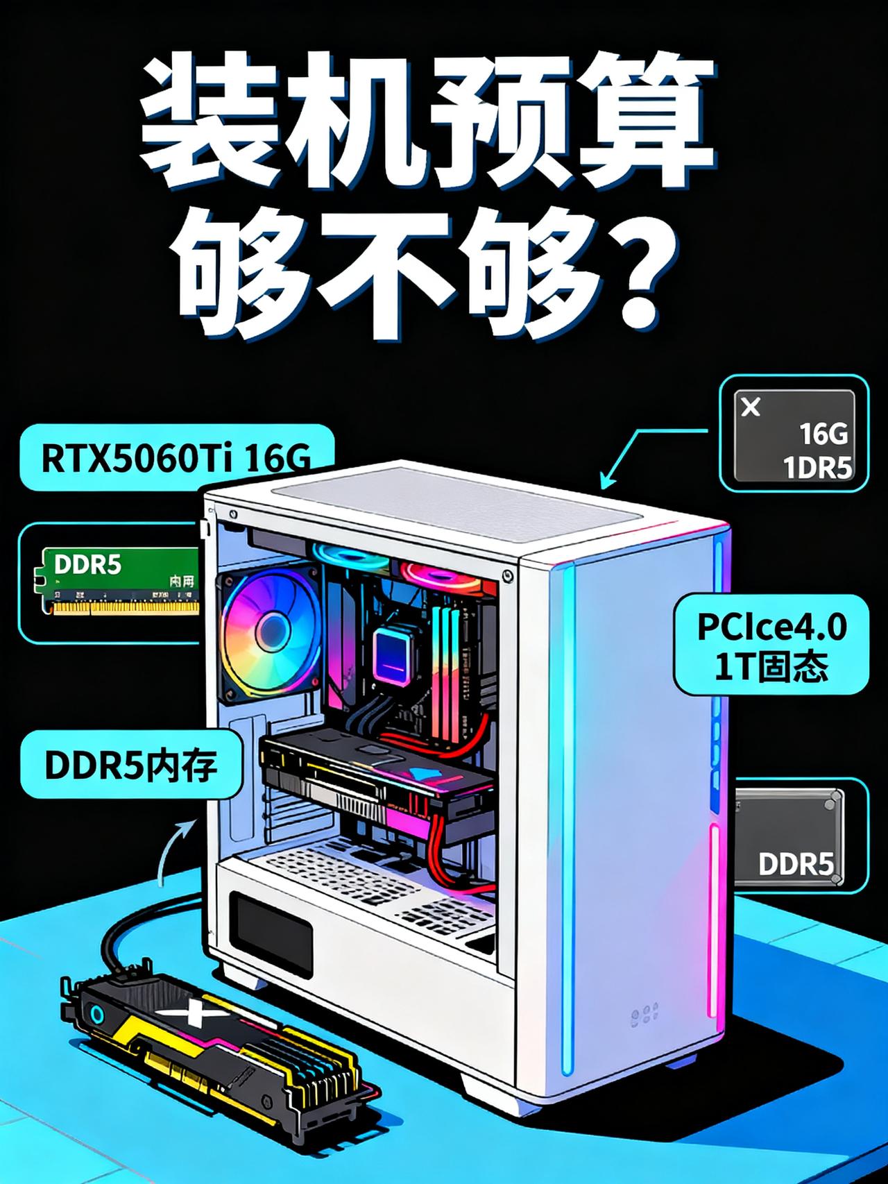 等等党这次真的失算了！5060Ti、DDR5、SSD全线上调，现在装机成本大洗牌