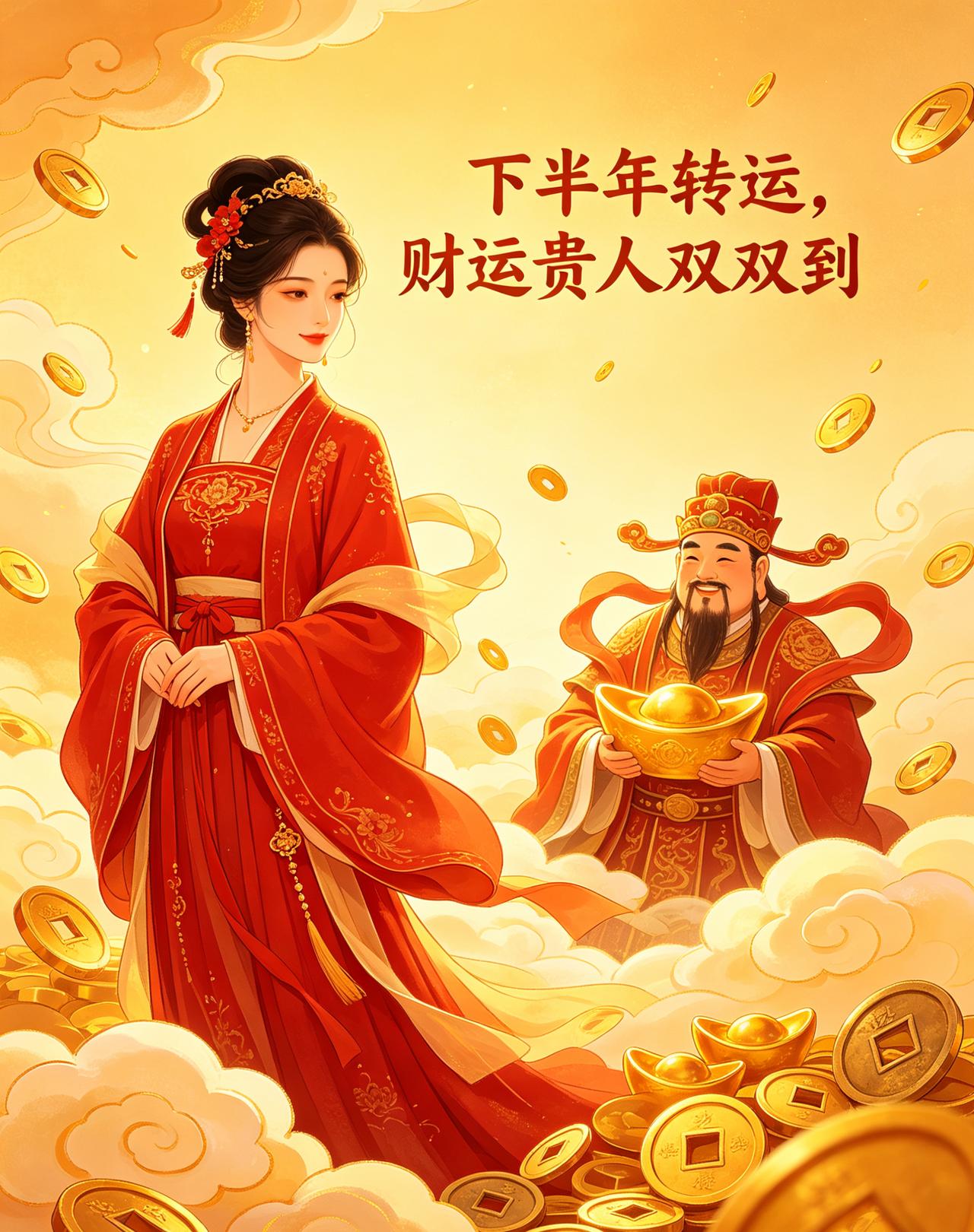 上半年熬得太累？下半年转运信号来了，财运贵人双双到！！是不是