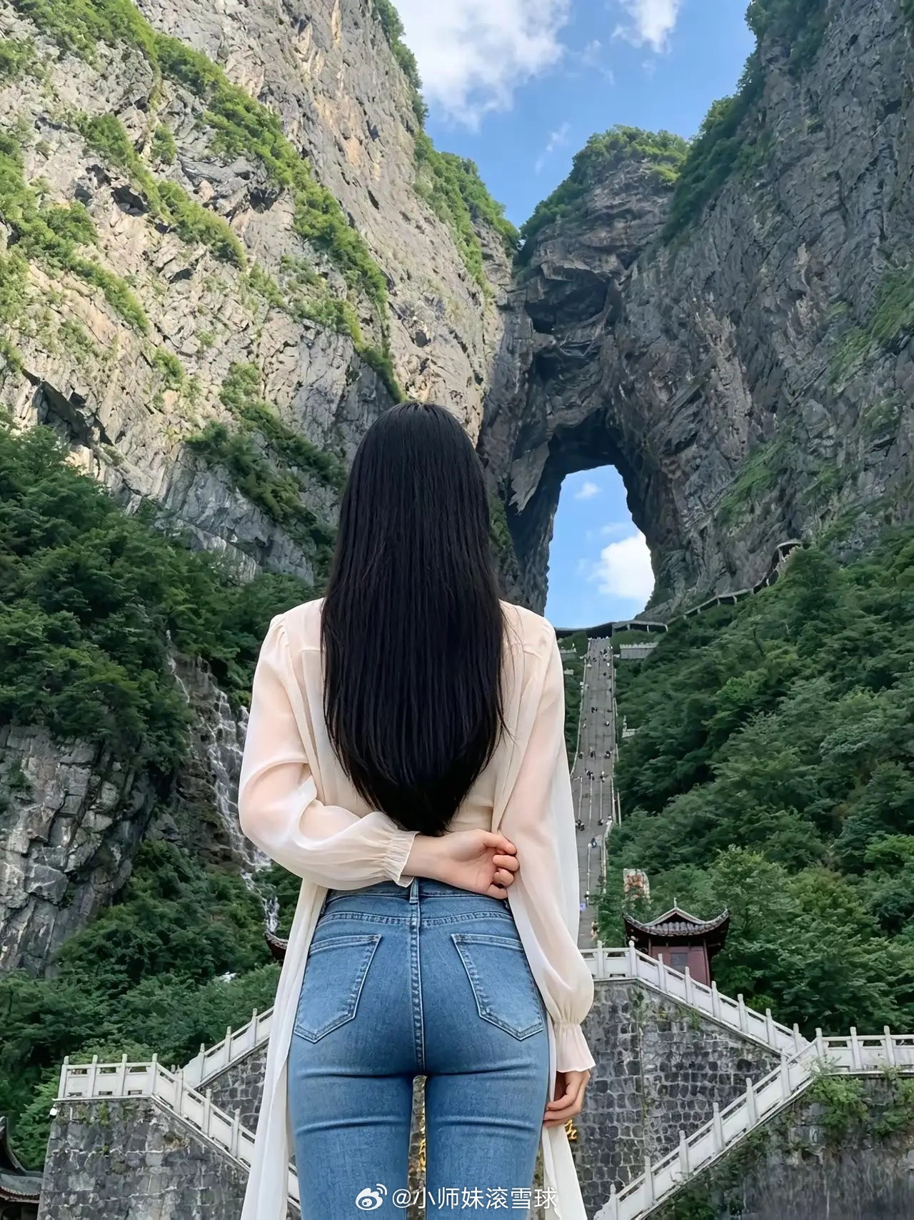 今天闺蜜去了这里旅游，你看好看吗？