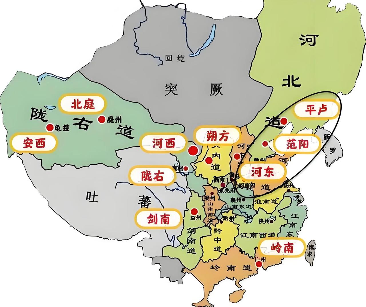 安史之乱结束后，唐朝版图上密密麻麻分布着将近五十个藩镇。大多数人脑子里，这五十个