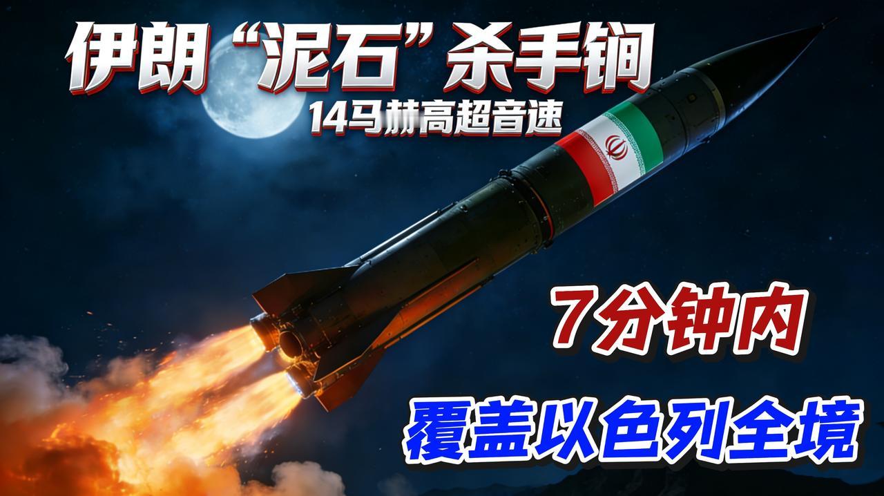 7分钟内即可覆盖以色列全境！伊朗第54轮打击“泥石”固体导弹登场。 这句话不