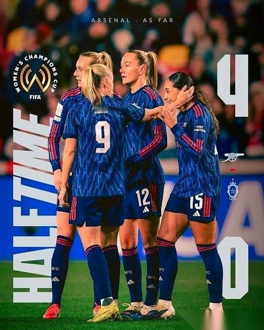 刚刷到一个比分，给我干沉默了。阿森纳女足，6比0。对手是谁呢？就是在前几轮，
