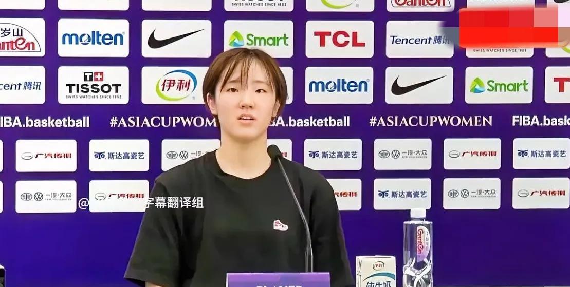 女库里一战封神！日本女篮90-81战胜中国女篮，赛后田中心接受媒体采访时表示：