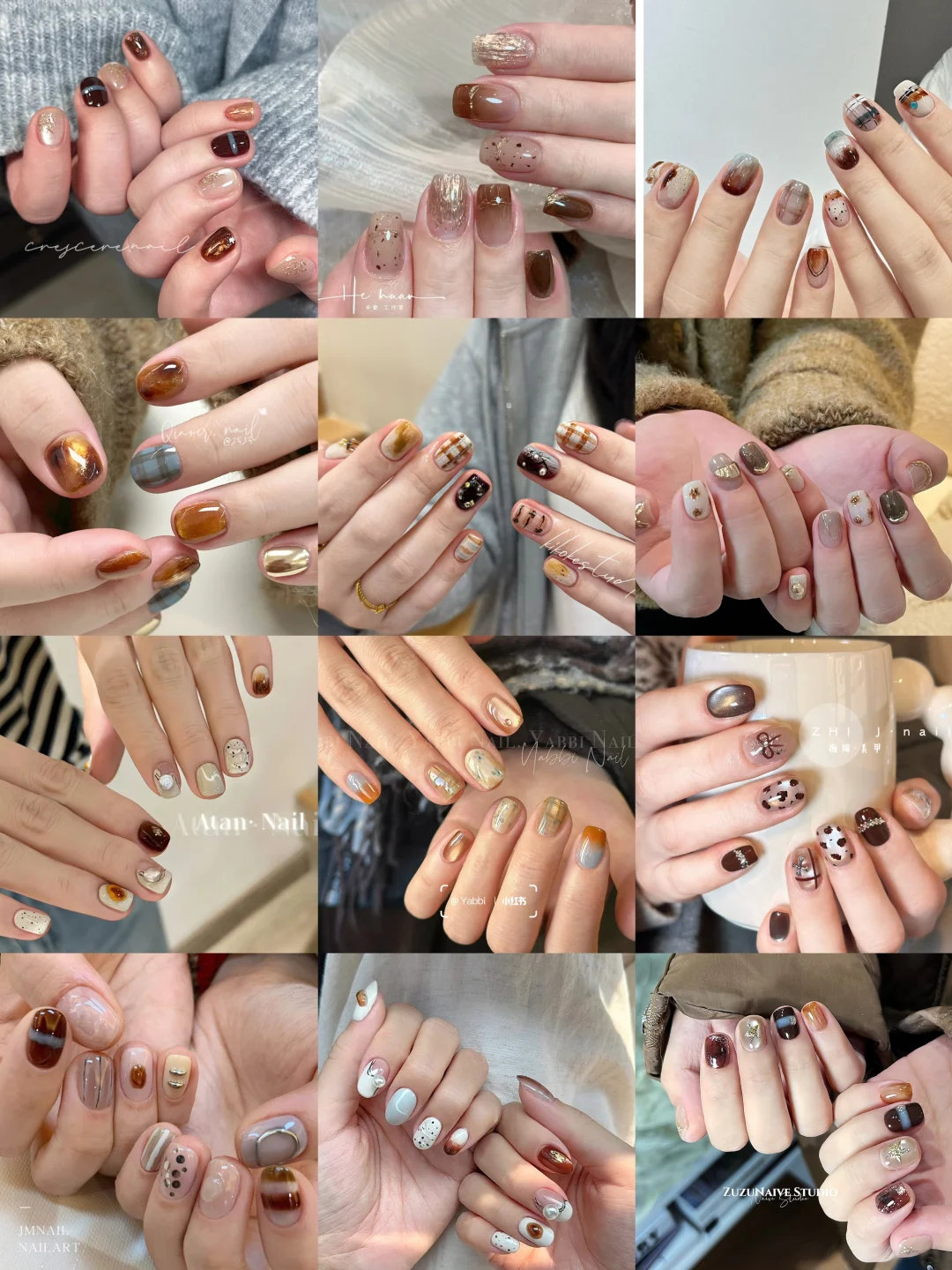Nail 🍂🍂🍂秋冬美甲🍁🍂🍂