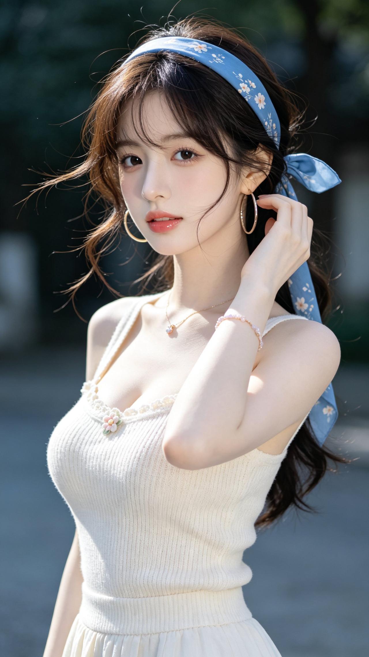 花间美人，笑语盈盈。