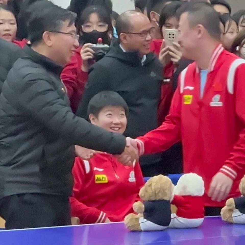 可是你真的好萌😍孙颖莎
