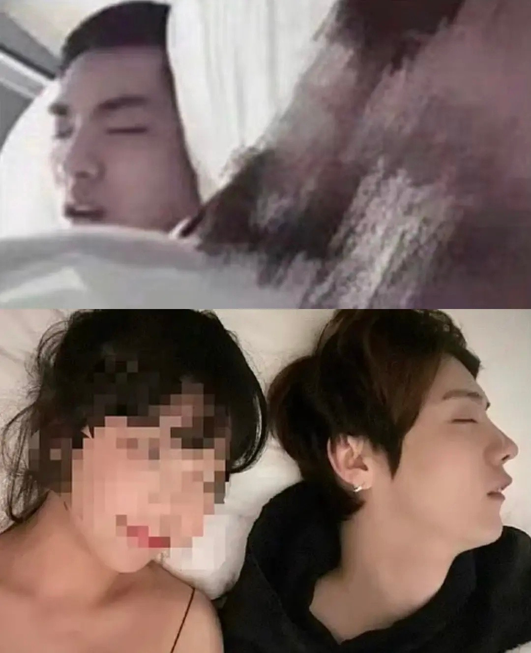 iamroosie口呼吸我的关注点在于，男明星被爆之后发的🛏️照，怎么都是