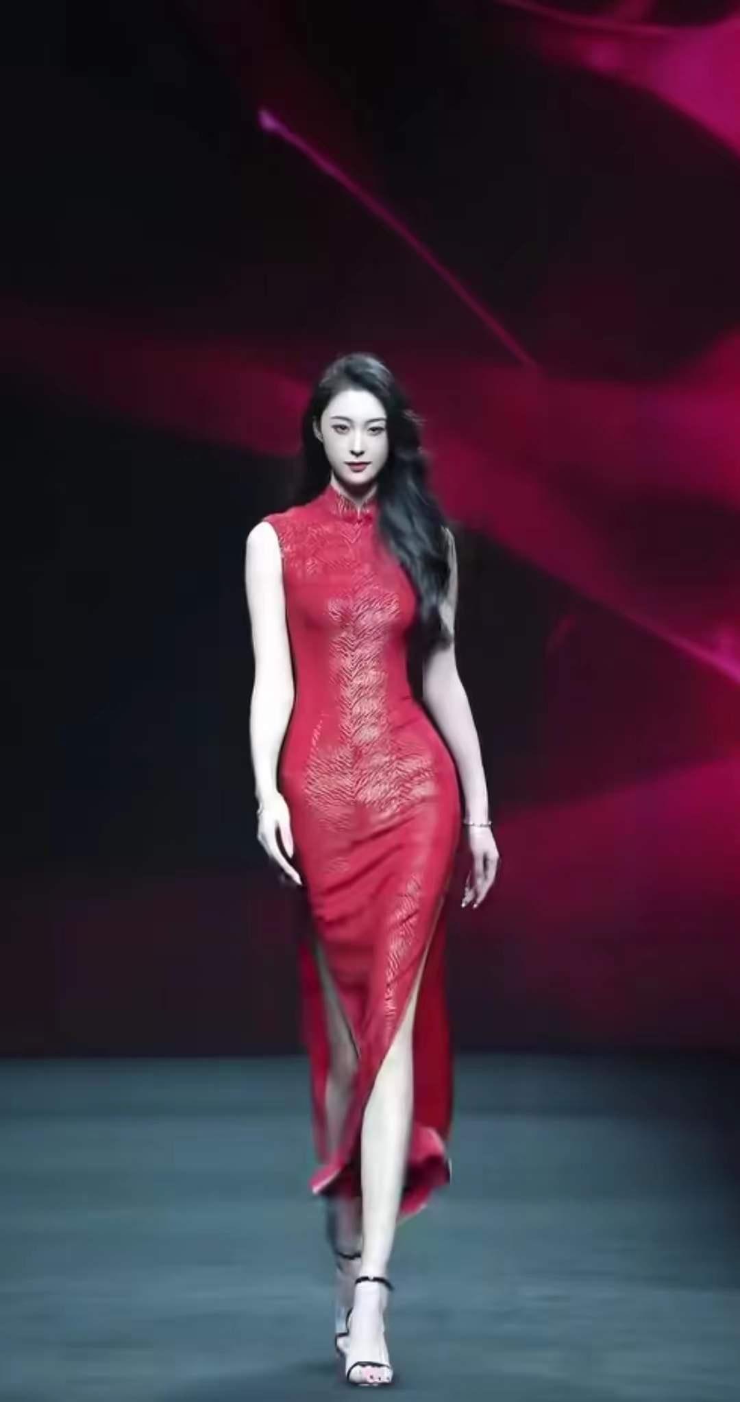 模特张京t台走秀专拍