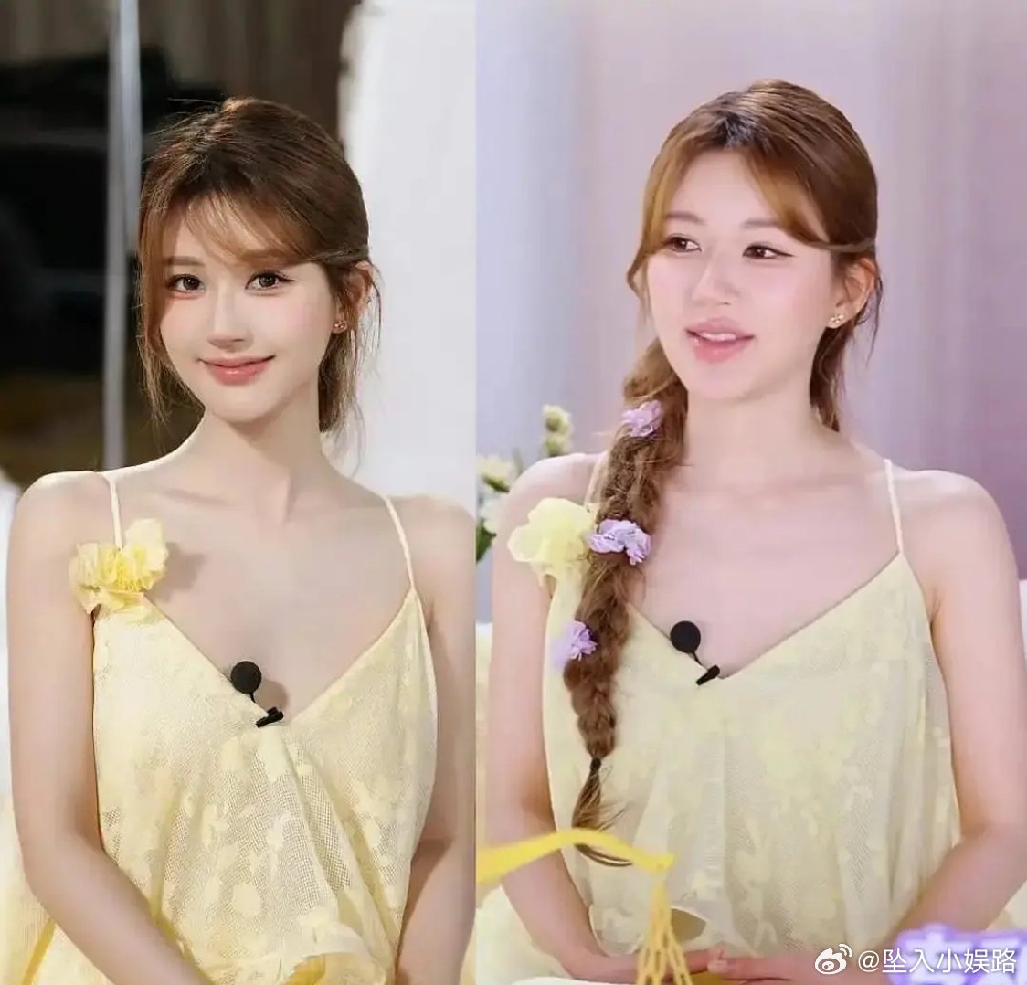 精修和视频截图这就是你们喜欢的赵露思还是do下巴吧