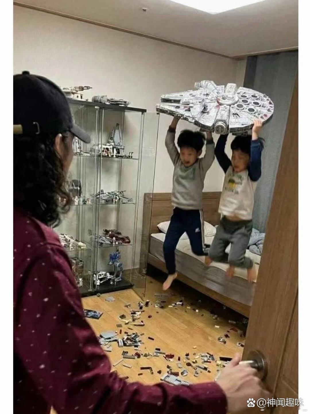 爸爸回家看到这一幕，天塌了