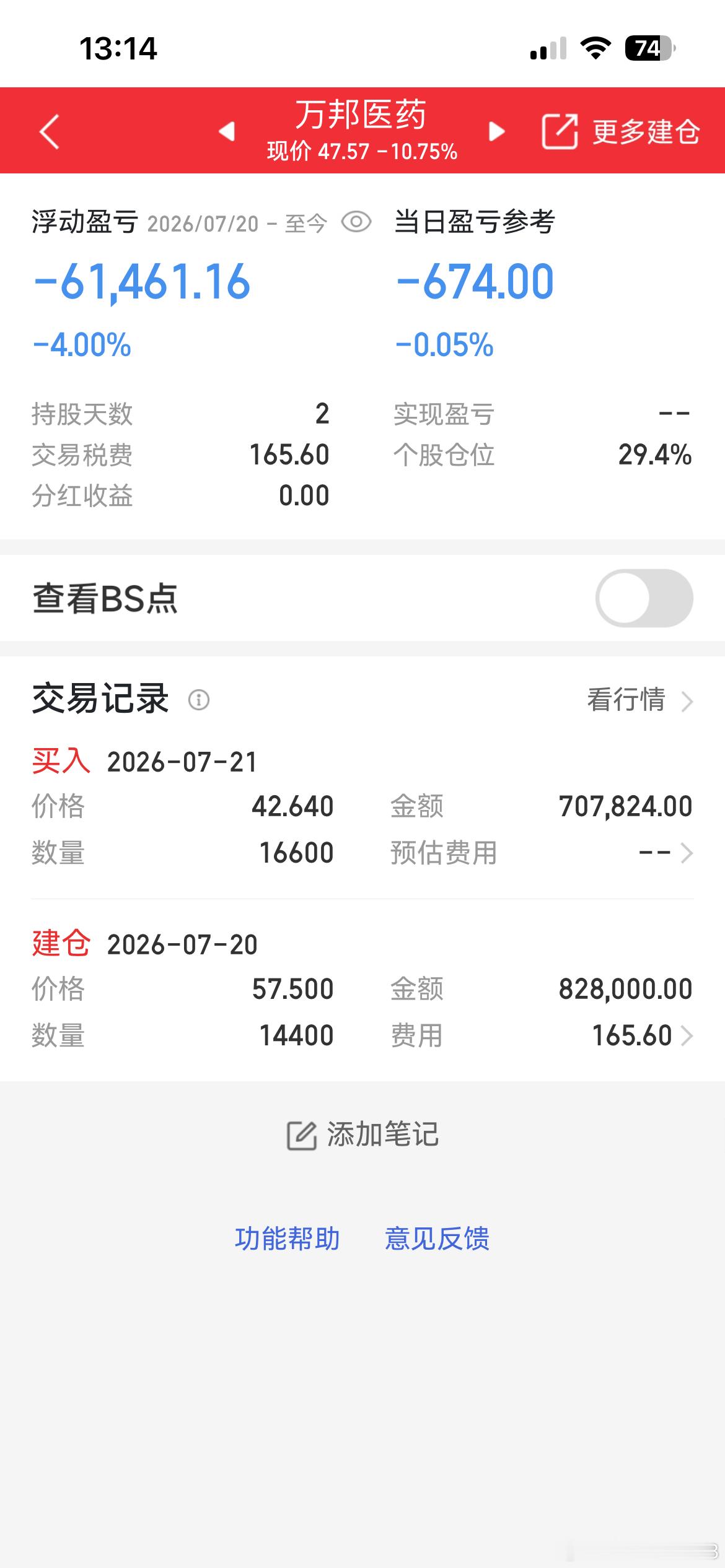万邦地板果断加仓！拉升起来！回本之路！