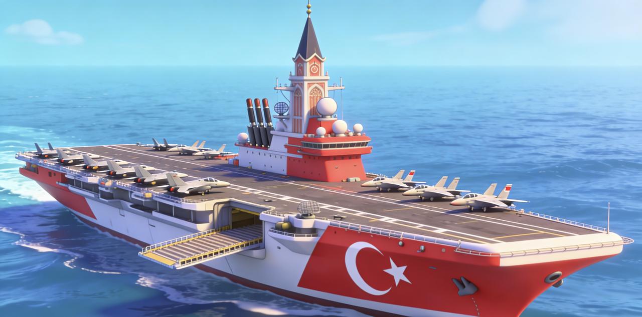 土耳其总统埃尔多安于2025年12月20日宣布，300米级大型航空母舰MUGEM