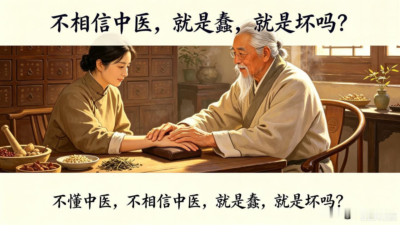 不相信中医，就是蠢人、坏人吗？最近，网上有不少关于中医中药的争论，只要有人