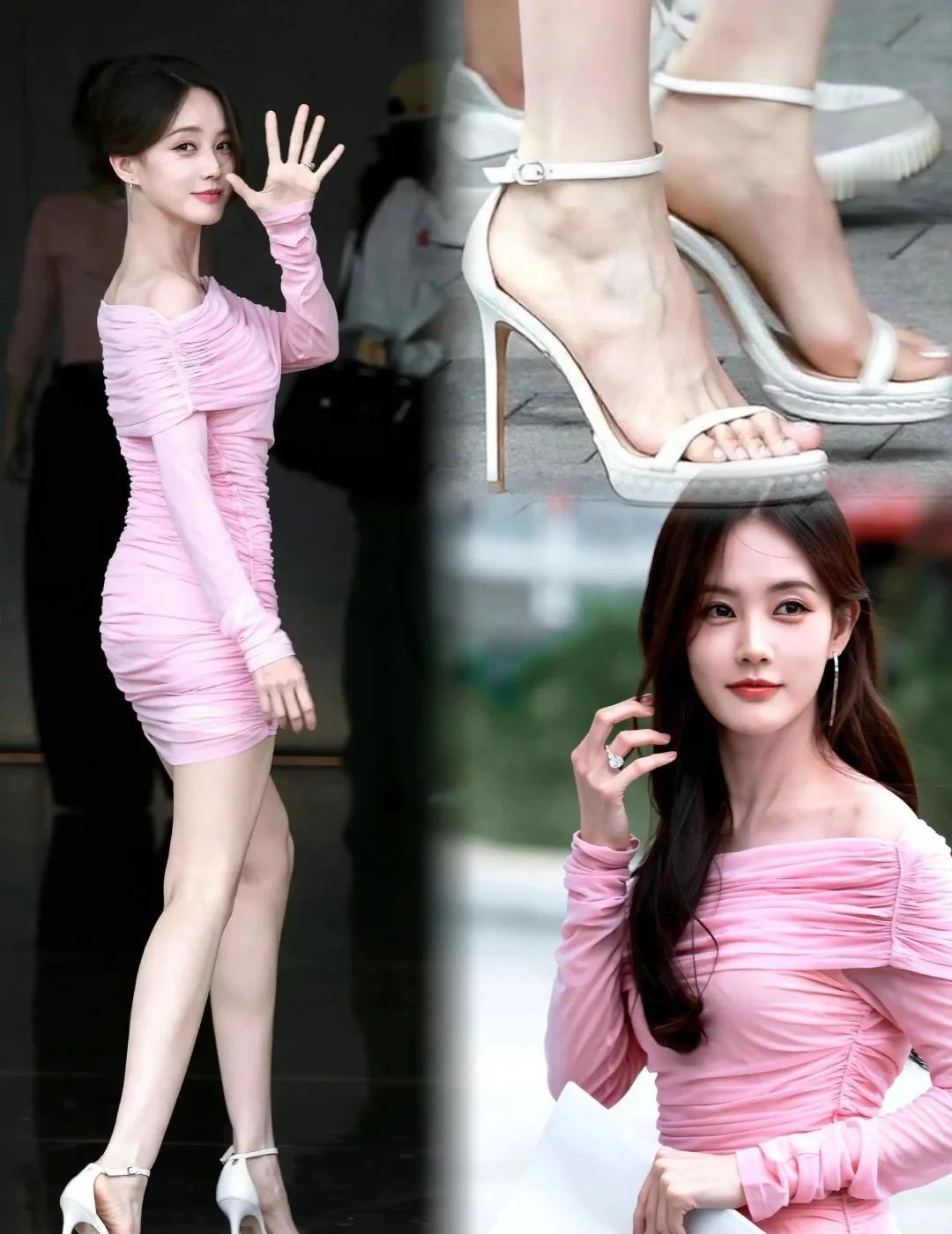 李一桐也太美了李一桐性感御姐高跟鞋气质女明星