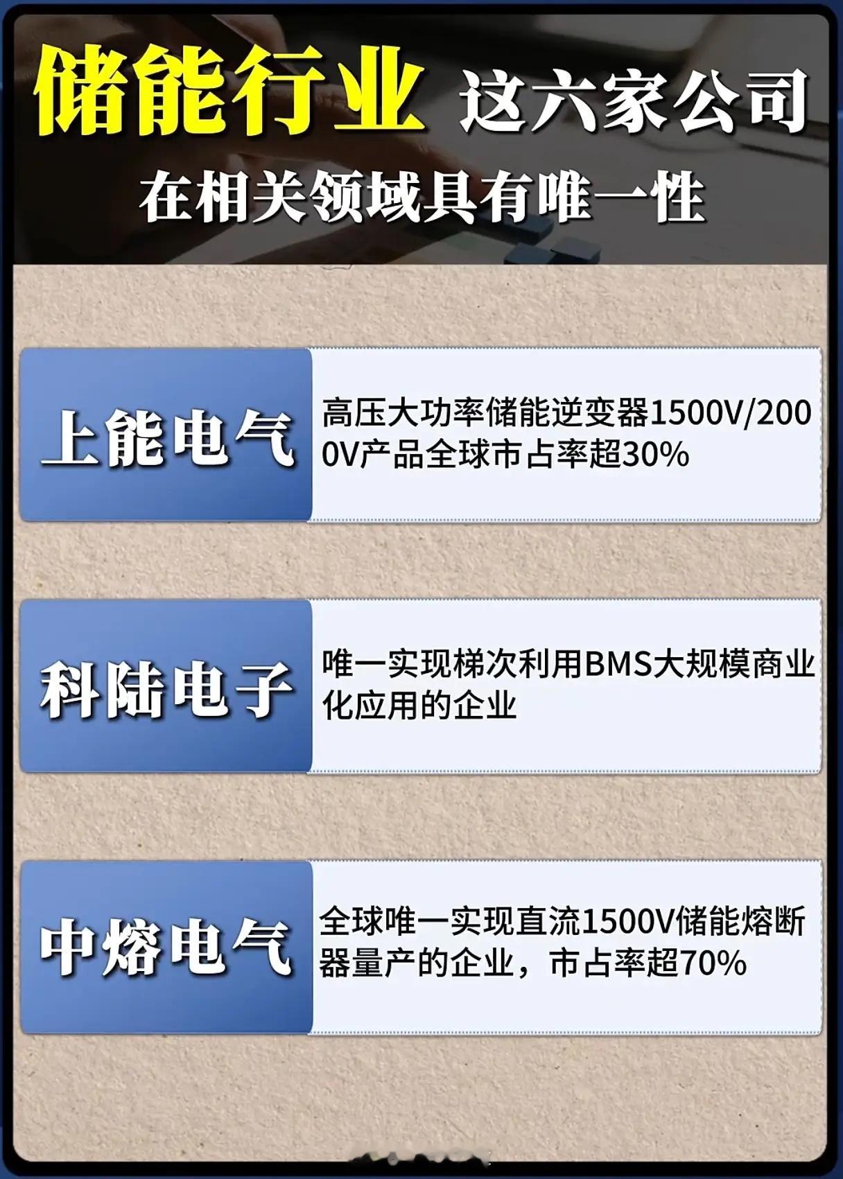 储能行业的“独行者”，六家企业凭什么掌握独家密码？当全球储能市场规模突破3000