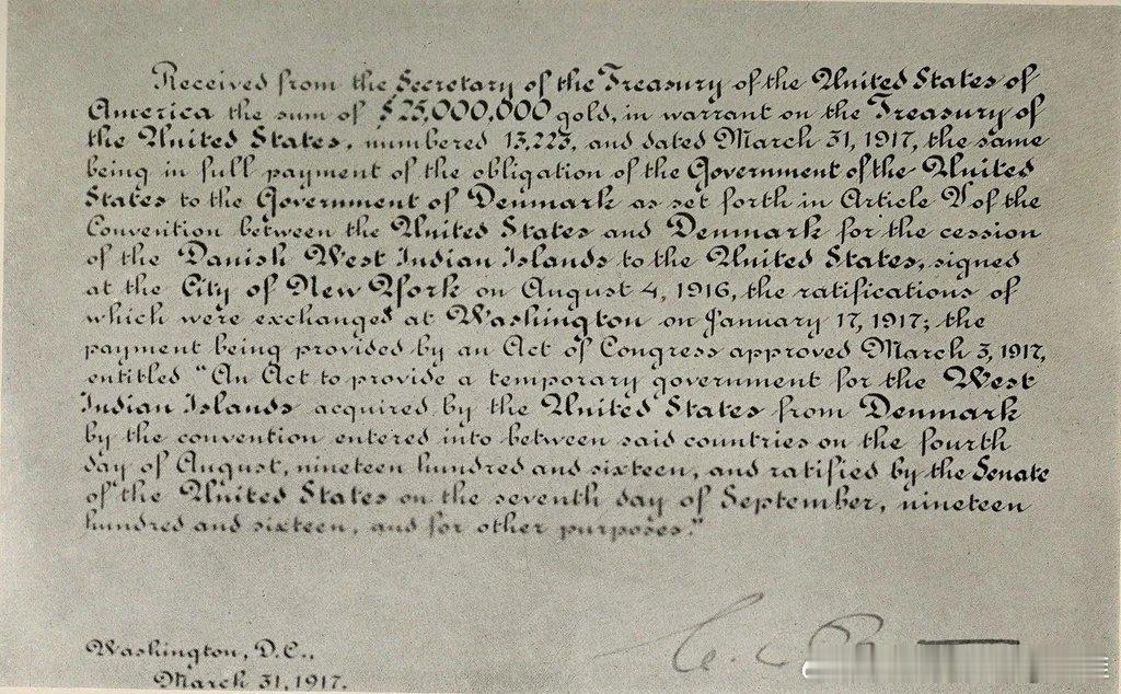 历史轮回：今天美国在加勒比海的海外领地“美属维尔京群岛”，就是从丹麦手中买来的。