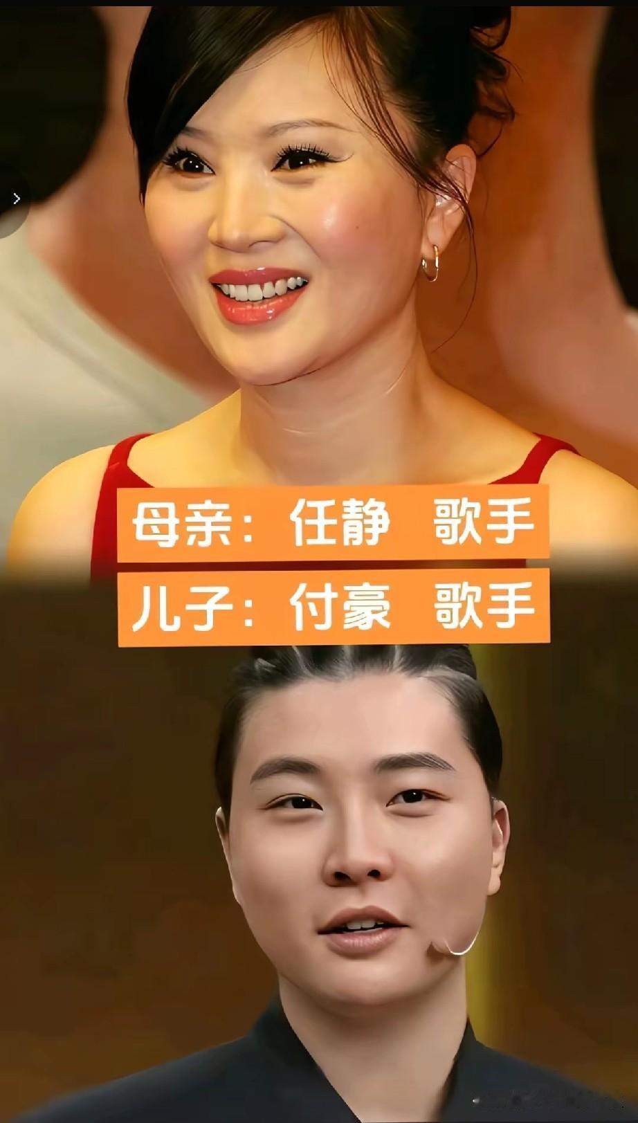 来看看娱乐圈这些明星母子，强大的基因真的藏不住！任静和儿子付豪，李小婉和儿子林