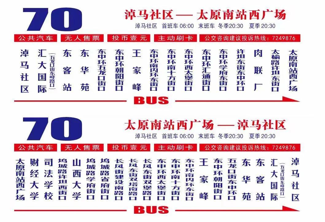 山西太原，从7月1日起，太原公交70路将由东客站向东延长至淖马社区，这样的调整极