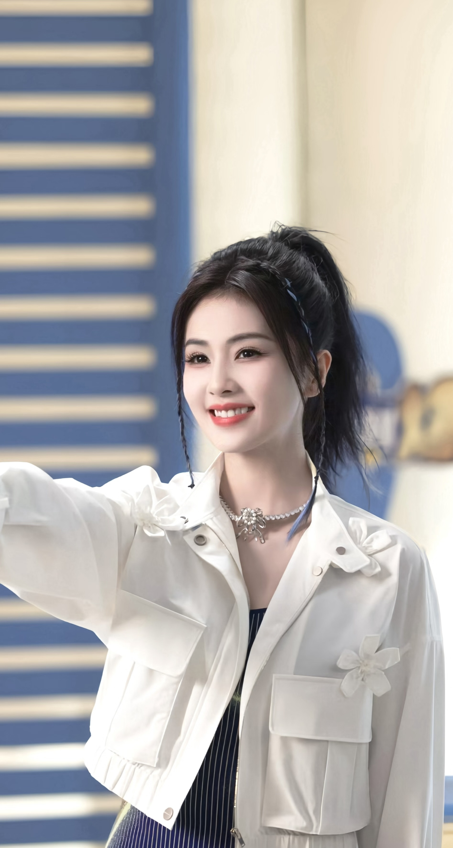 白鹿，温柔与优雅并存，每一套造型都像一幅画。🌸✨好看，舒适！