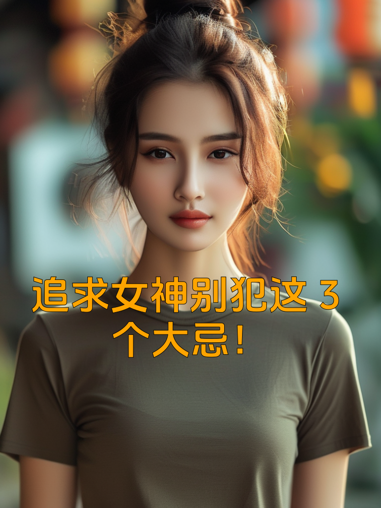 追求女神别犯这3个大忌！