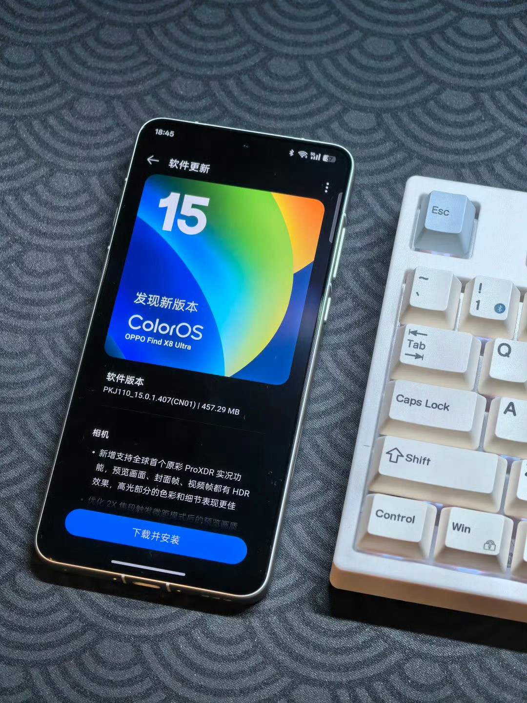 OPPO第二次大更新来了[思考]更新了ProXDR实况，2倍下微距拍摄体验更好，