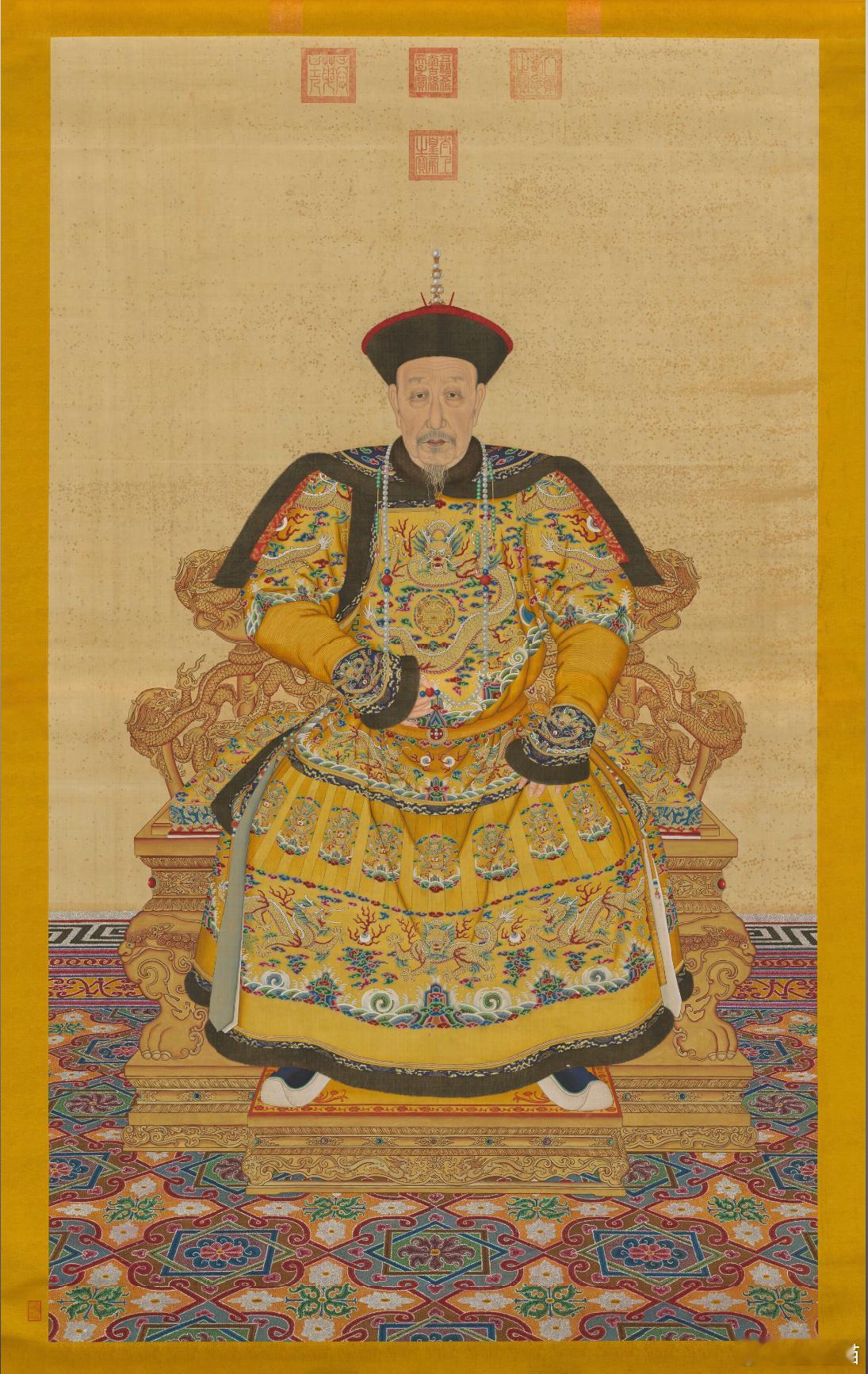 乾隆老年朝服像，故宫博物院/藏​​​