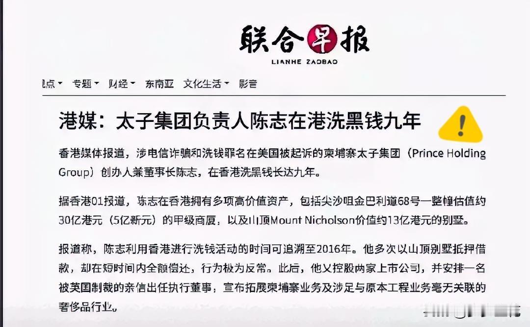 香港太子集团洗钱案9年查处细节曝光：空壳公司购30亿商厦，跨境调查终