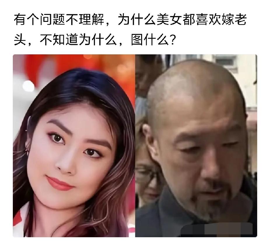 当你老了，美女就出现了。