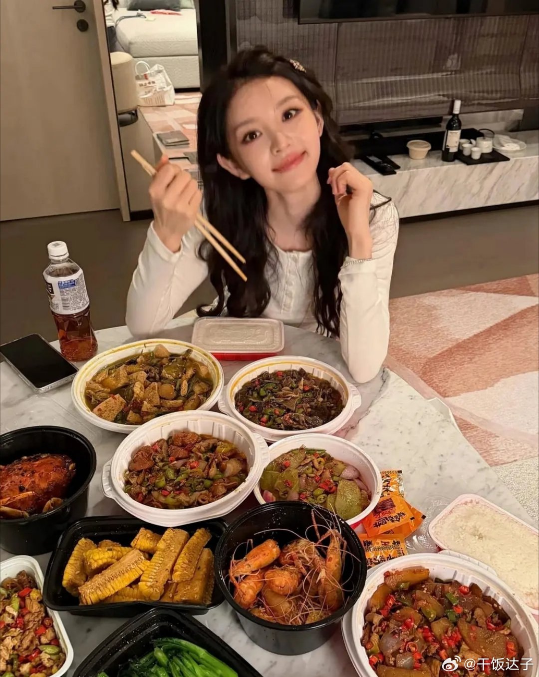 田曦薇这么多吃得了吗感觉很浪费食物